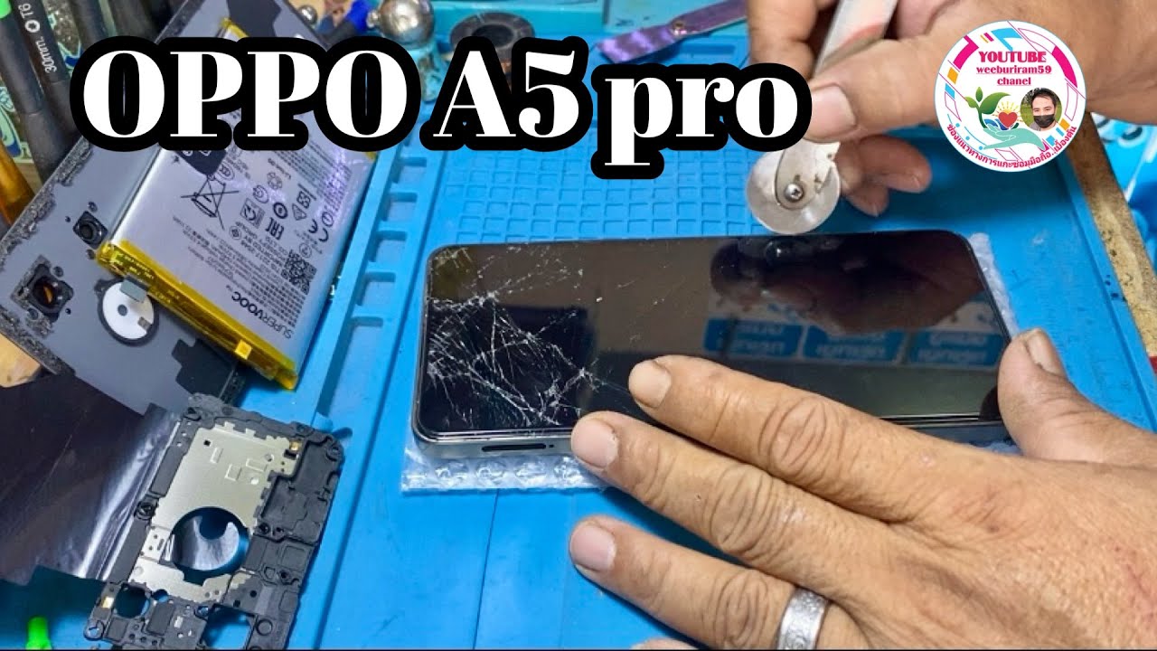 OPPO A5 pro วิธีแกะฝาหลัง แกะหน้าจอ 