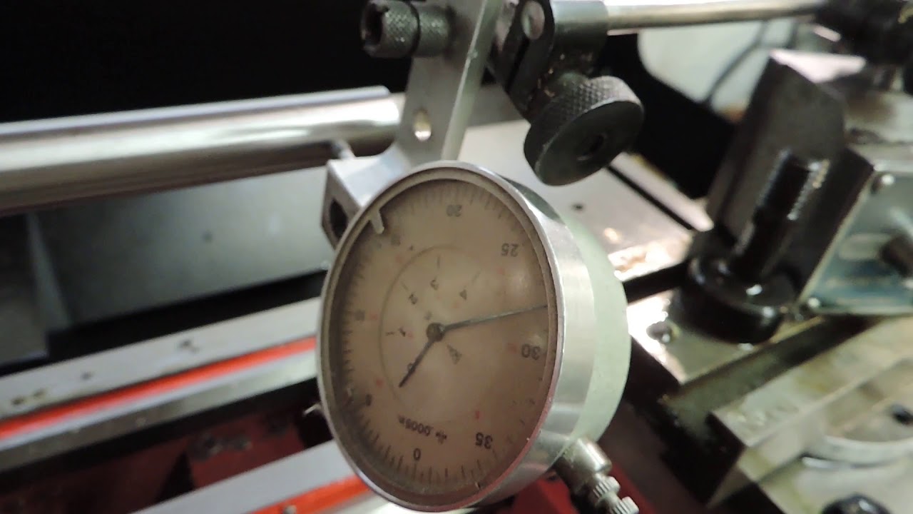 SC4 Lathe Eccentricity Runout test