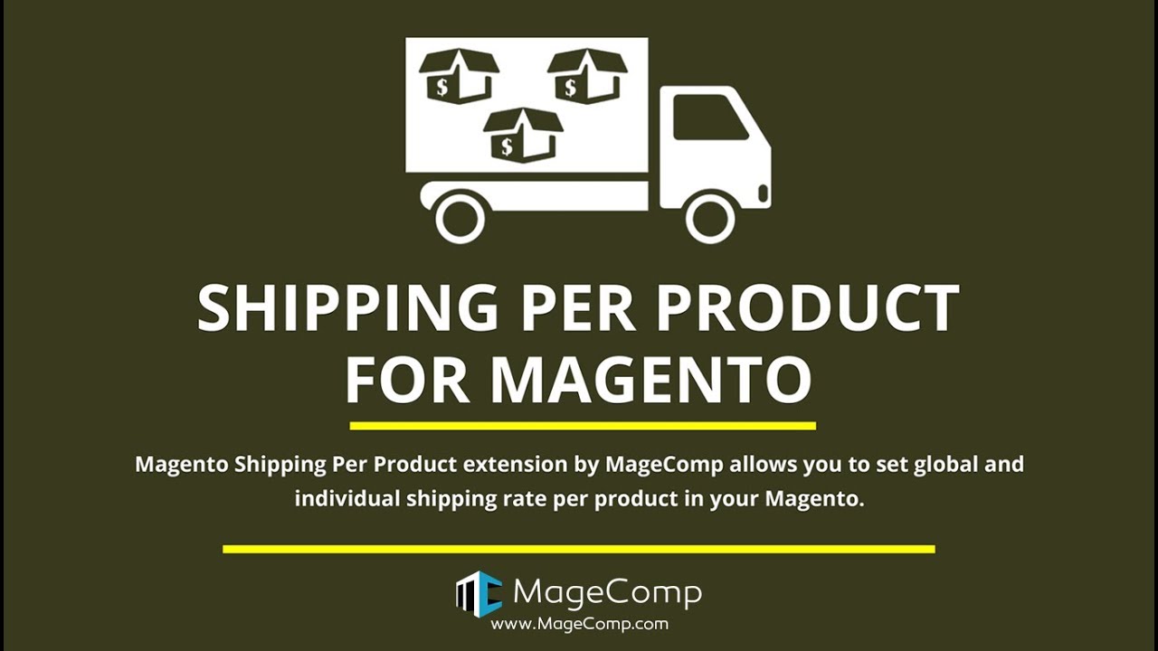 Magento Shipping per Product by MageComp