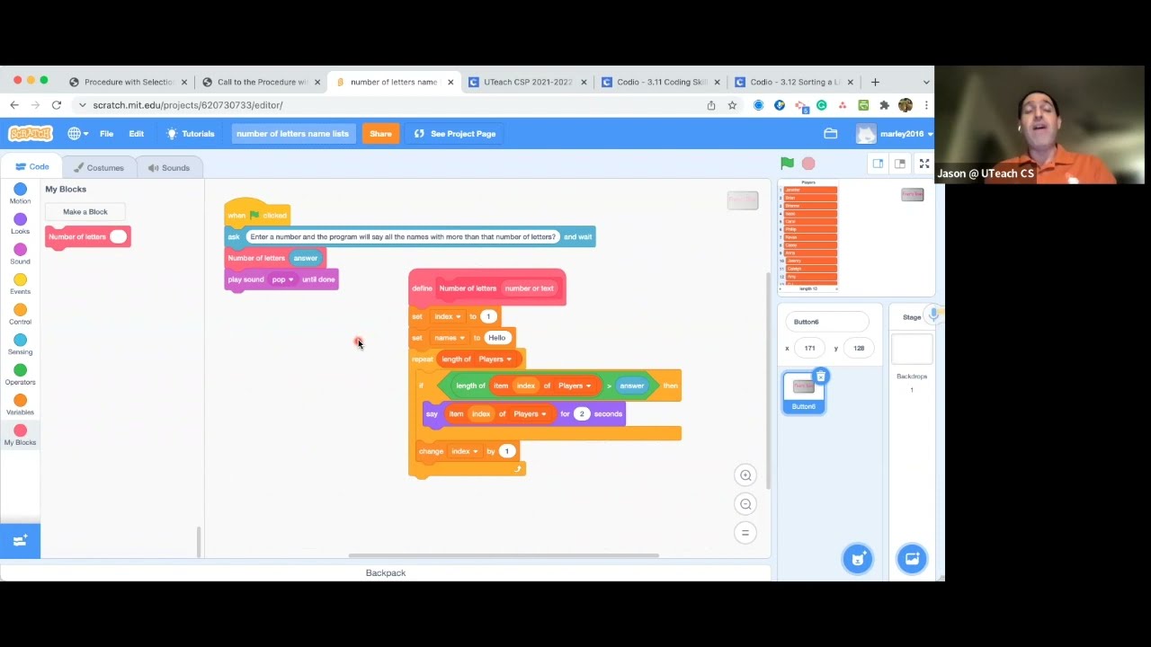 Clarifying Sequence, Selection, and Iteration in the Create PT Procedure