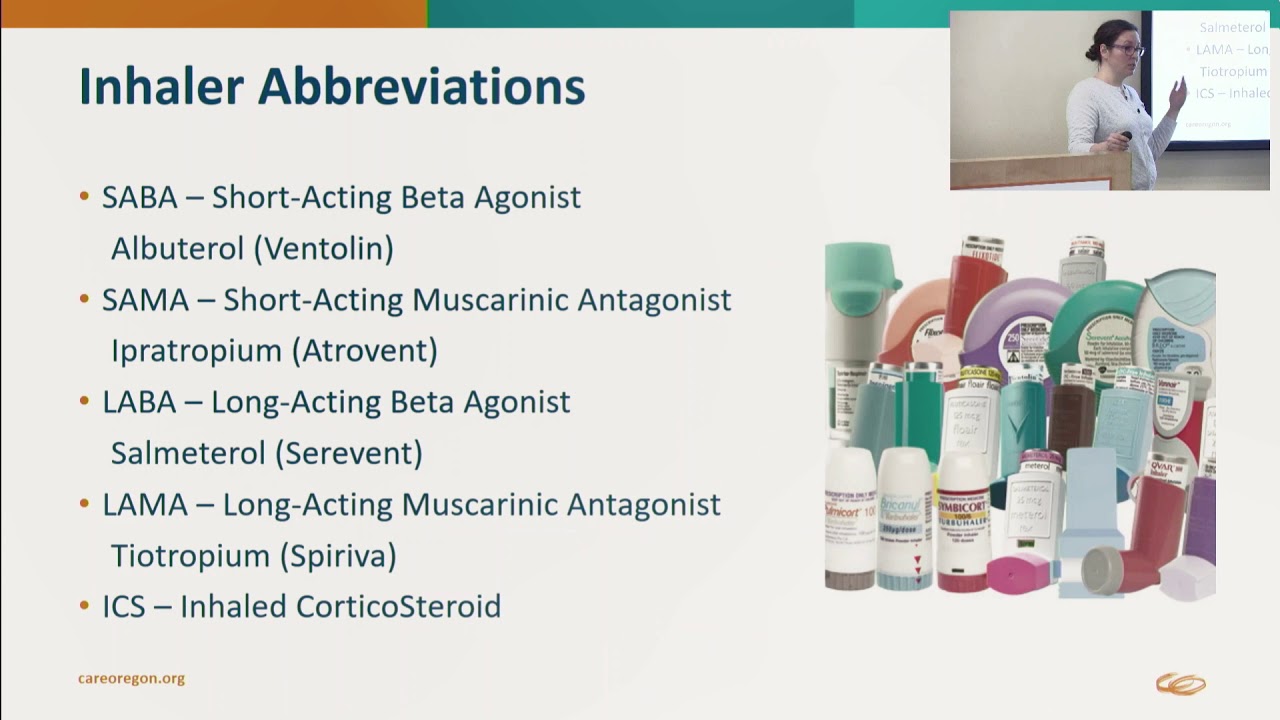 COPD: Managing Medications - CareOregon MEDS Ed seminar (2/6)