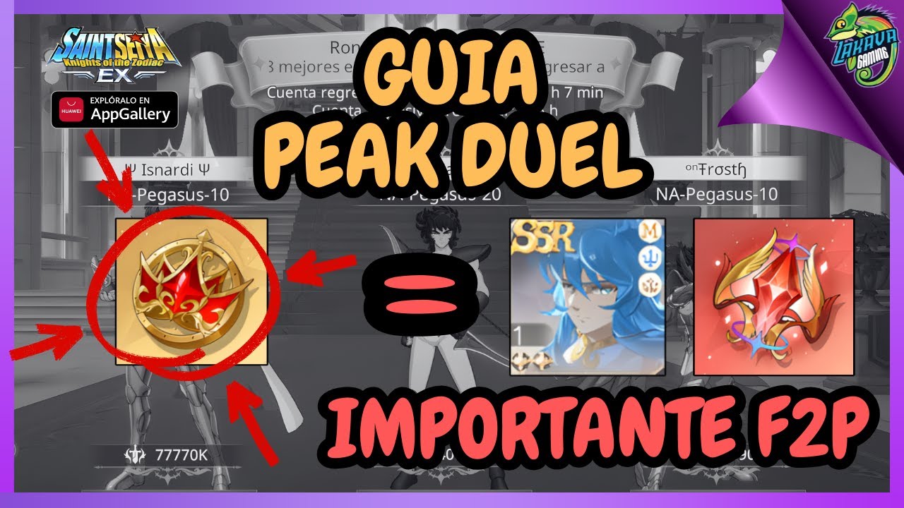 Como Sacar a JULIAN en Duelo de la Cima? Nuevo Evento PvP Super Recompensas F2P Saint Seiya EX