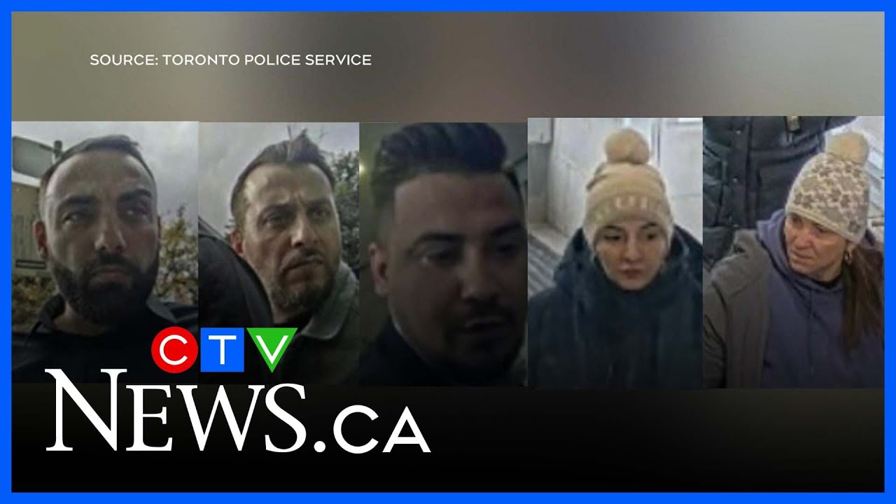 Toronto Police looking for 5 suspects targeting the elderly in ATM ‘distraction’ theft