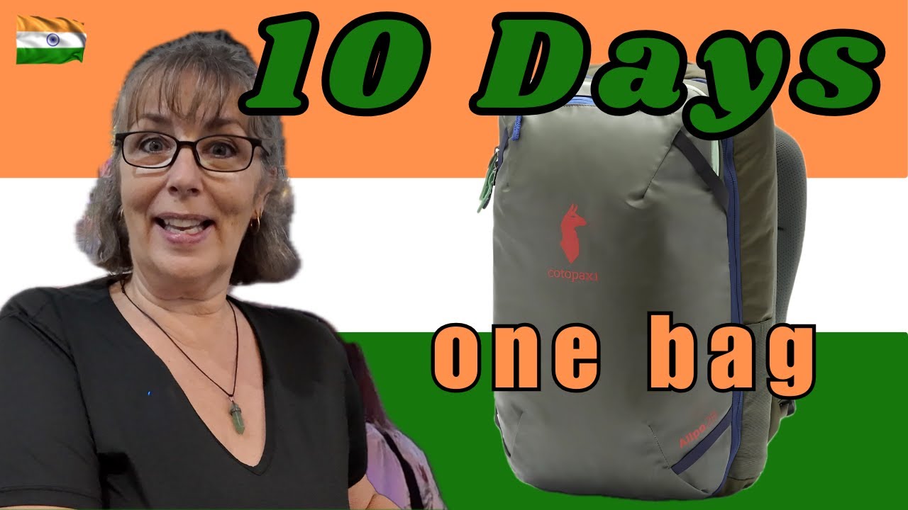 Packing for 10 Days in India - One Bag Only 🎒