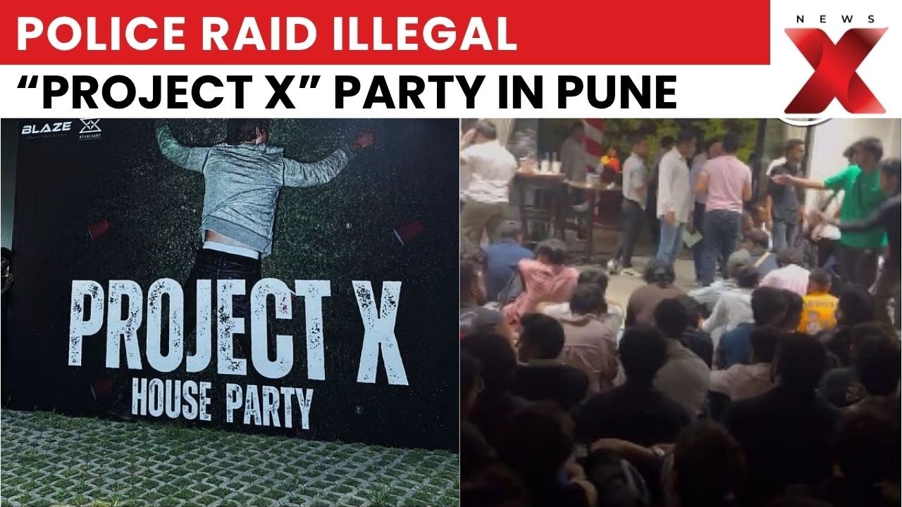 Pune Police Raid Illegal &lsquo;Project X&rsquo; Party, 156 Detained In Major Crackdown | NewsX