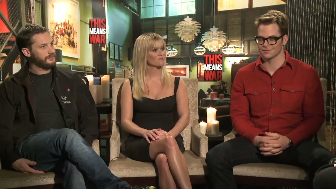 Chris Pine, Reese Witherspoon, Tom Hardy, and McG This Means War Movie Interviews