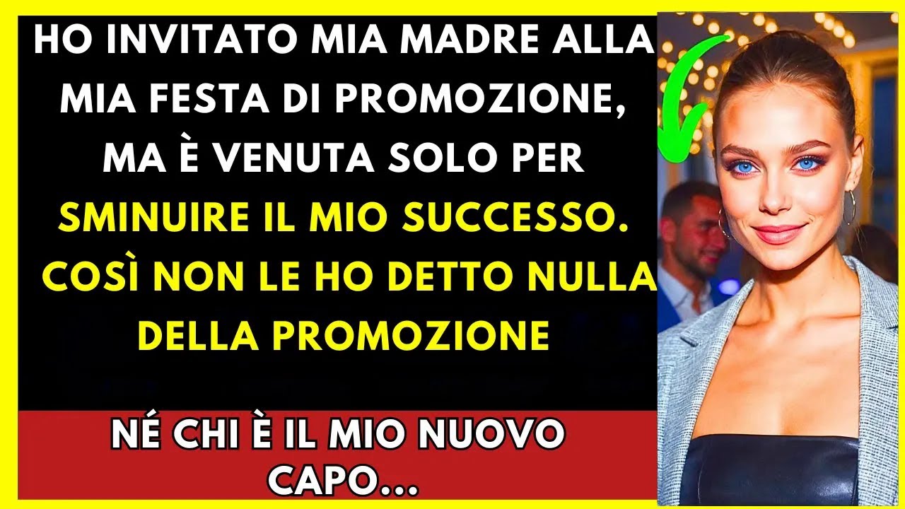 Ho Invitato Mia Madre Alla Mia Festa Di Promozione, Ma È Venuta Solo Per Sminuire Il Mio Successo...