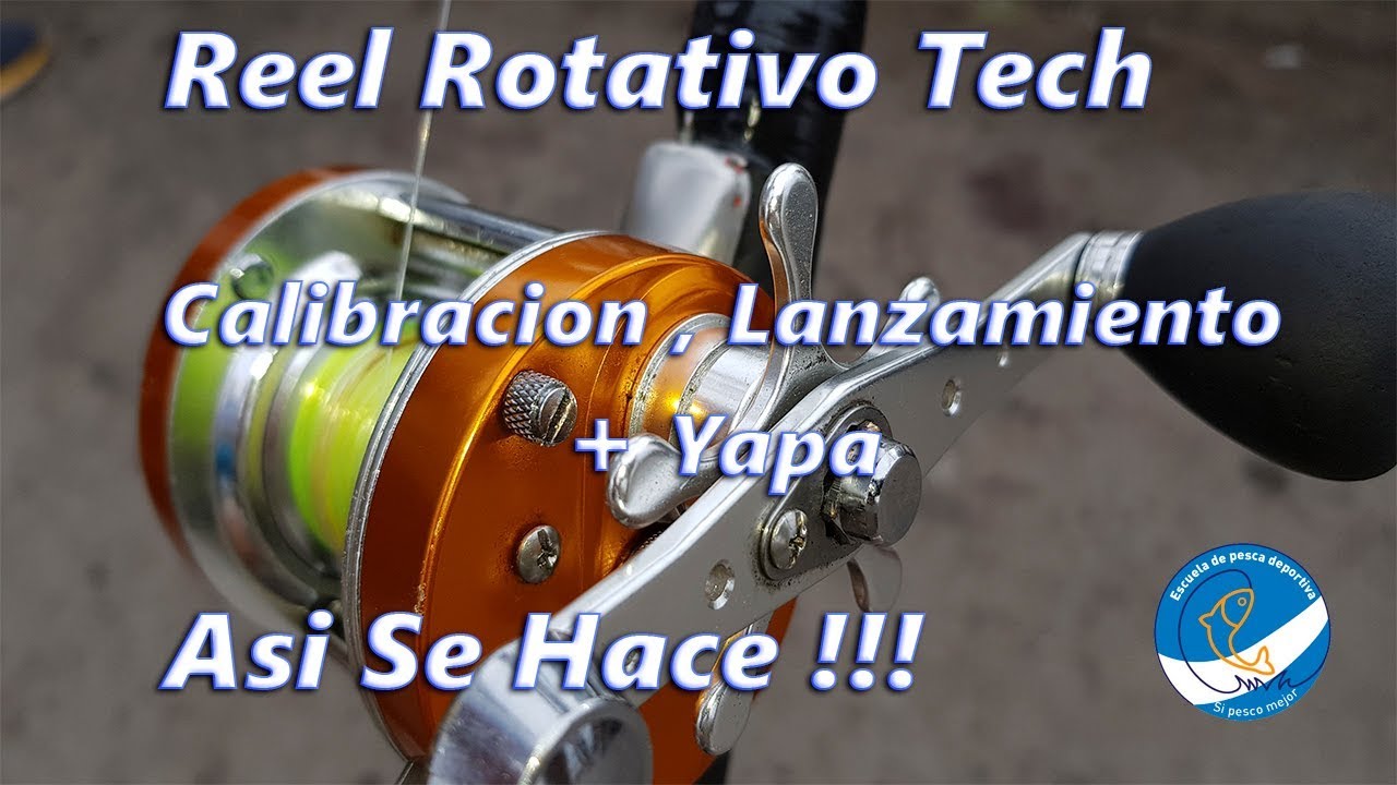 Reel rotativo TECH Calibrado sin galletas y lanzamiento !!!