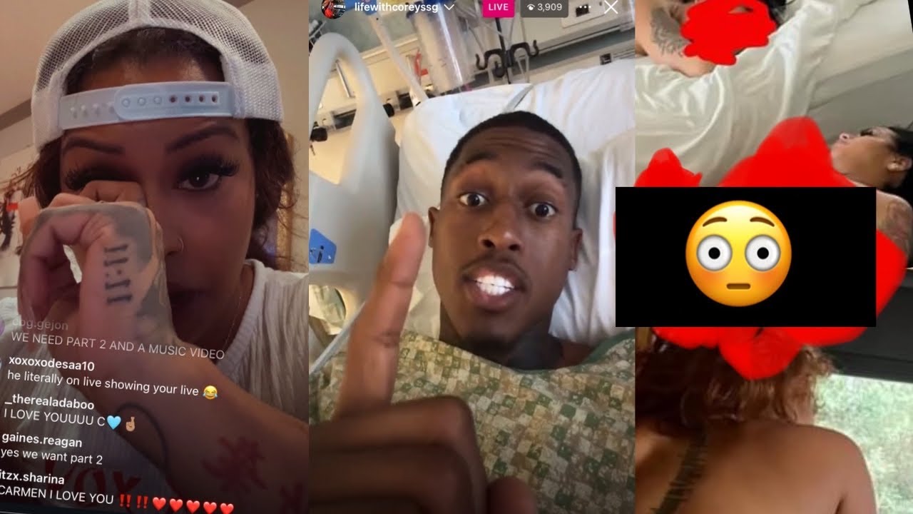Corey LE@k Carmen FULL NUD3$ with her in bed with women😳 Carmen HURT😢Corey suffered from Brain Bleed