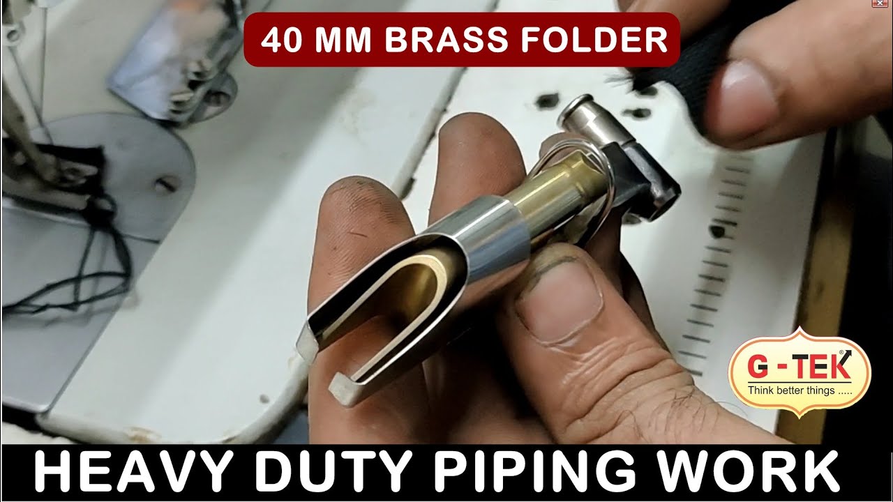 40 mm Heavy Duty Single Fold Piping Folder For Silai Machine , Folder For Sewing Machine