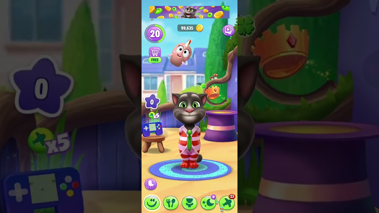 Talking tom gameplay
