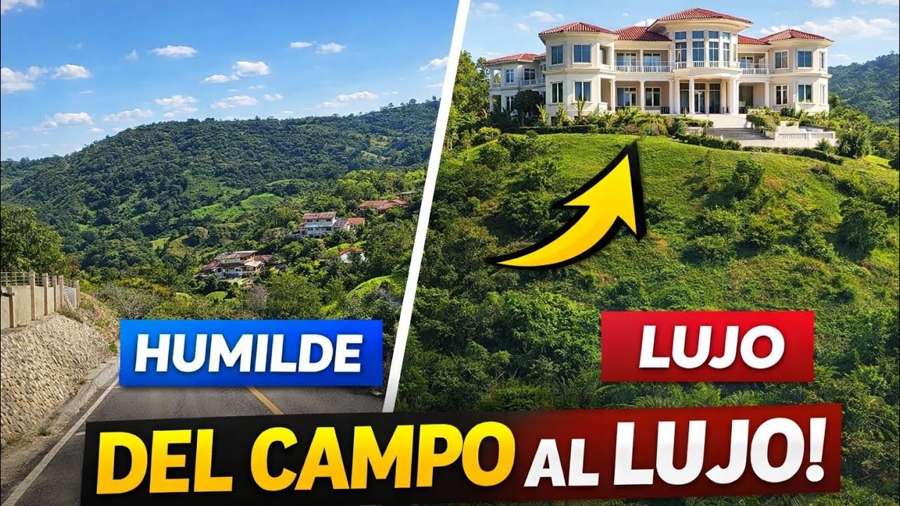  👉 mira estas casas del Campo... humildes y lujosas 😍