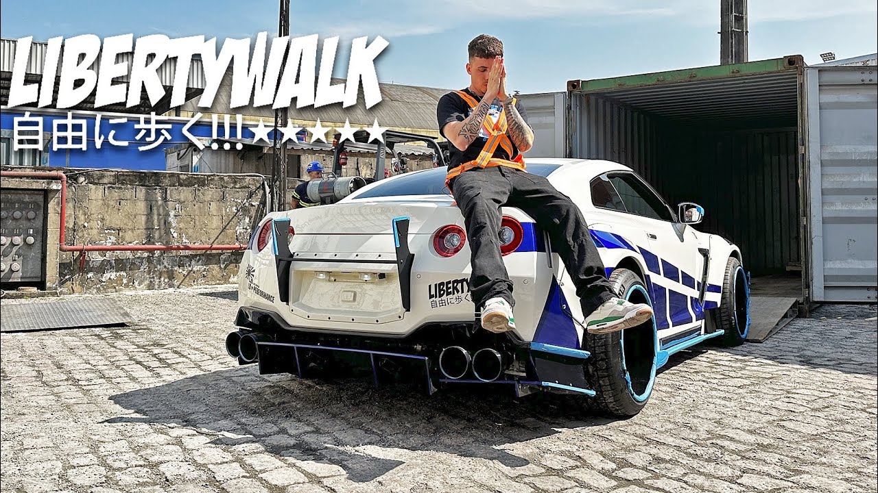 O DIA QUE TIREI MEU GTR LIBERTY WALK DO CONTÊINER!