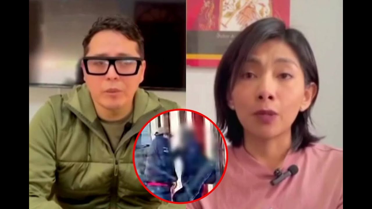 Cantante golpea a su pareja en plena calle y ella lo justifica pese a evidencias