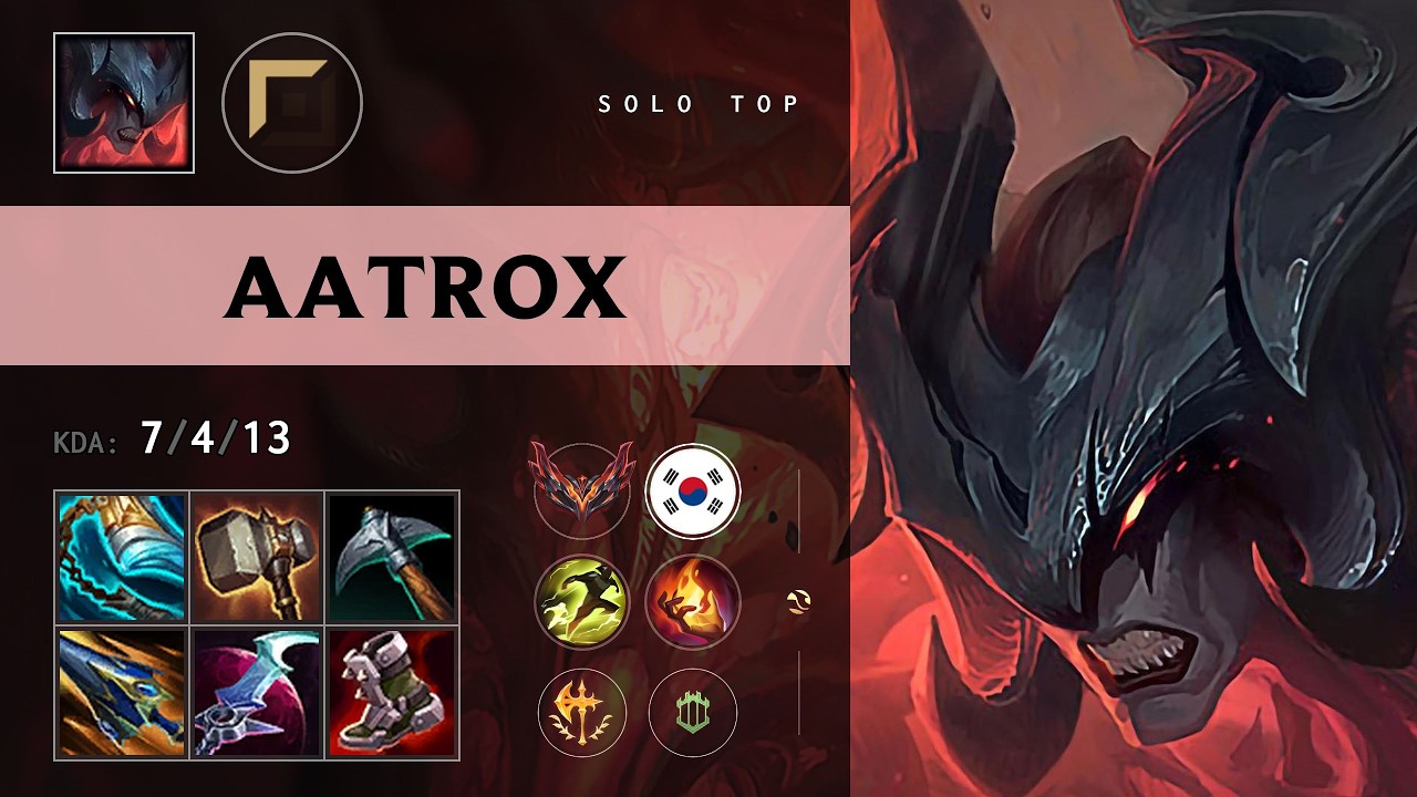 Aatrox Top vs Jax - KR Grandmaster Patch 26.11