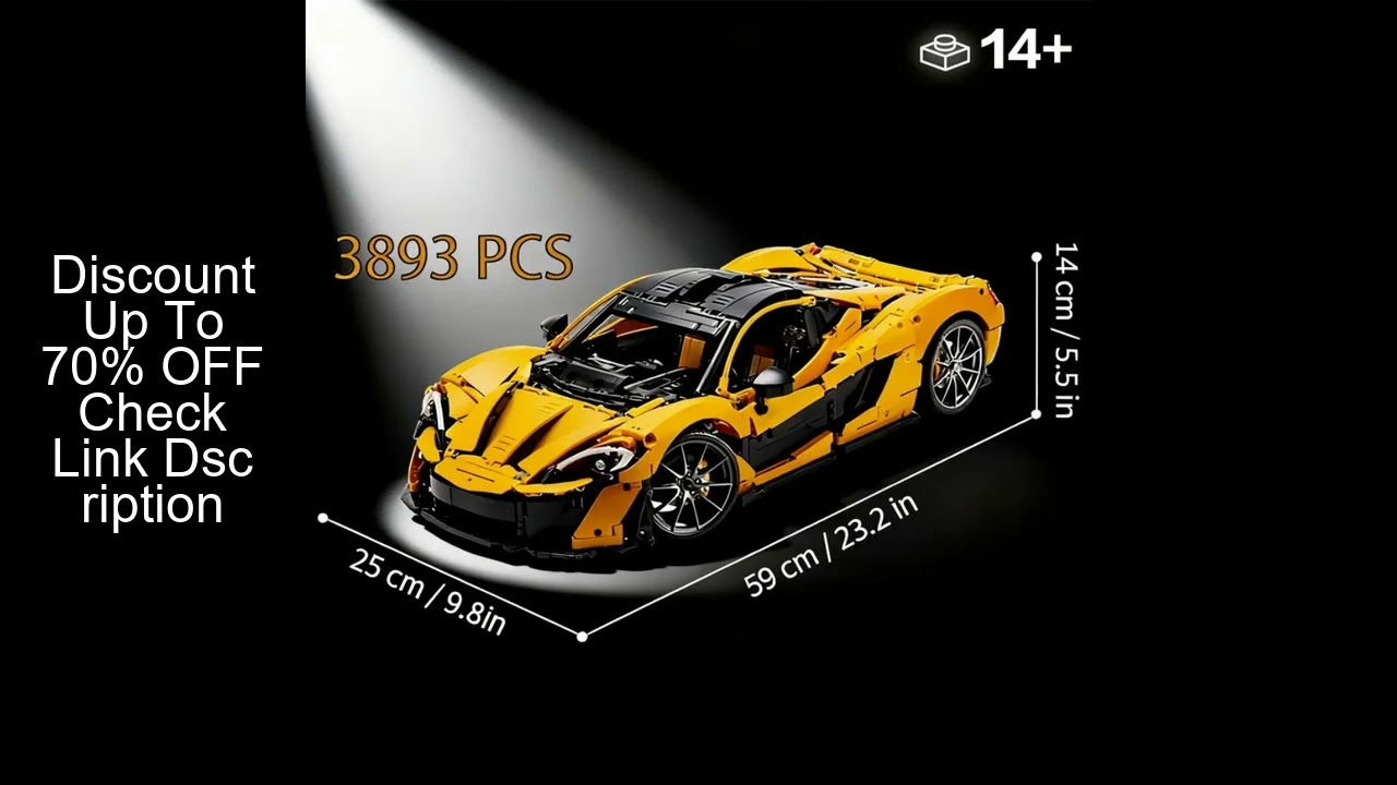 Premium Mechanical Racing Model Block Set 42172 Collector Toy Static Version 18+ Adult Gift for Part