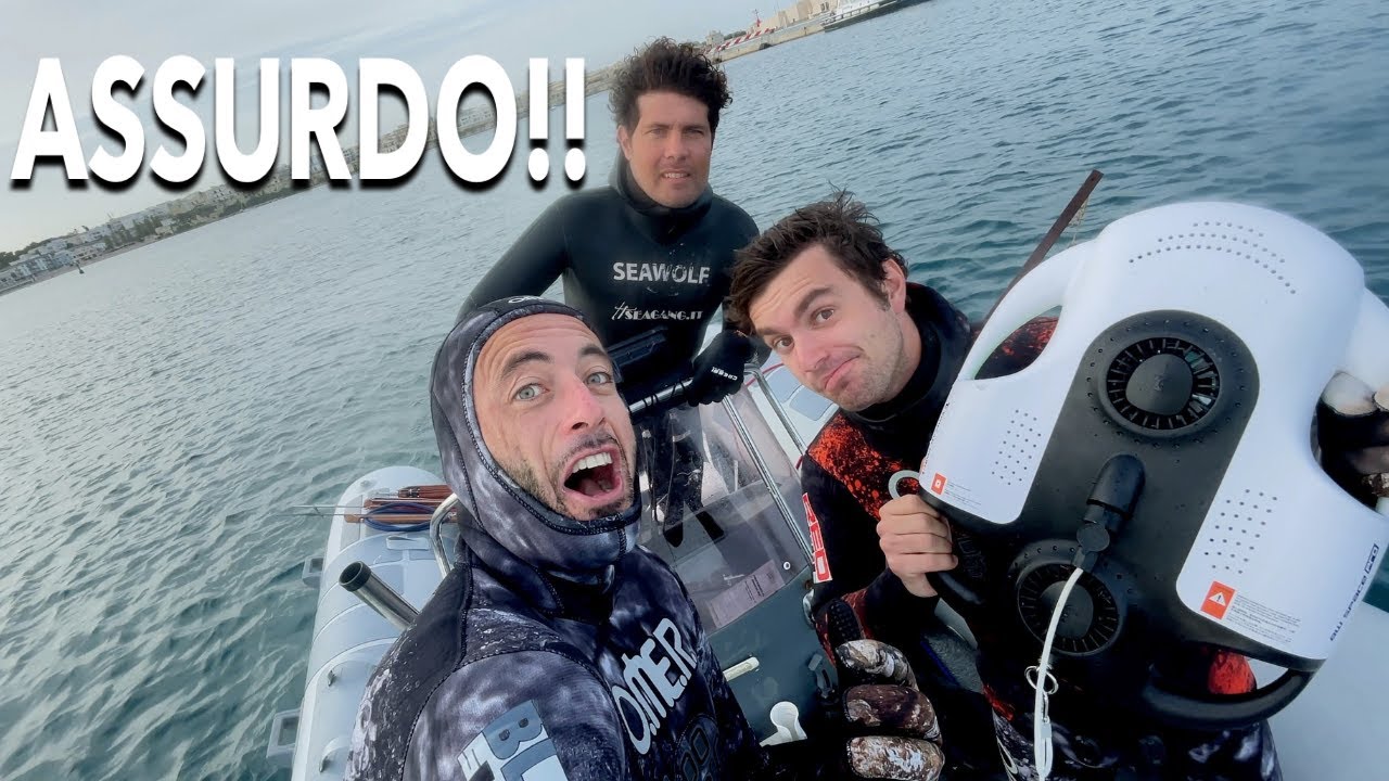 A PESCA CON IL DRONE SUBACQUEO DI @jakidale