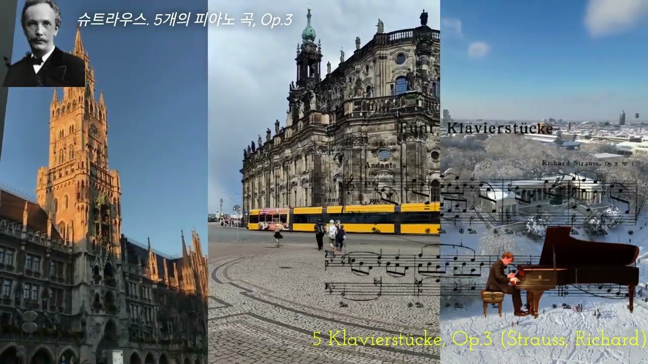 ✦‿✦슈트라우스, 5개의 피아노 곡, Op.3 ✦‿✦5 Klavierstücke, Op.3 (Strauss, Richard)✦‿✦