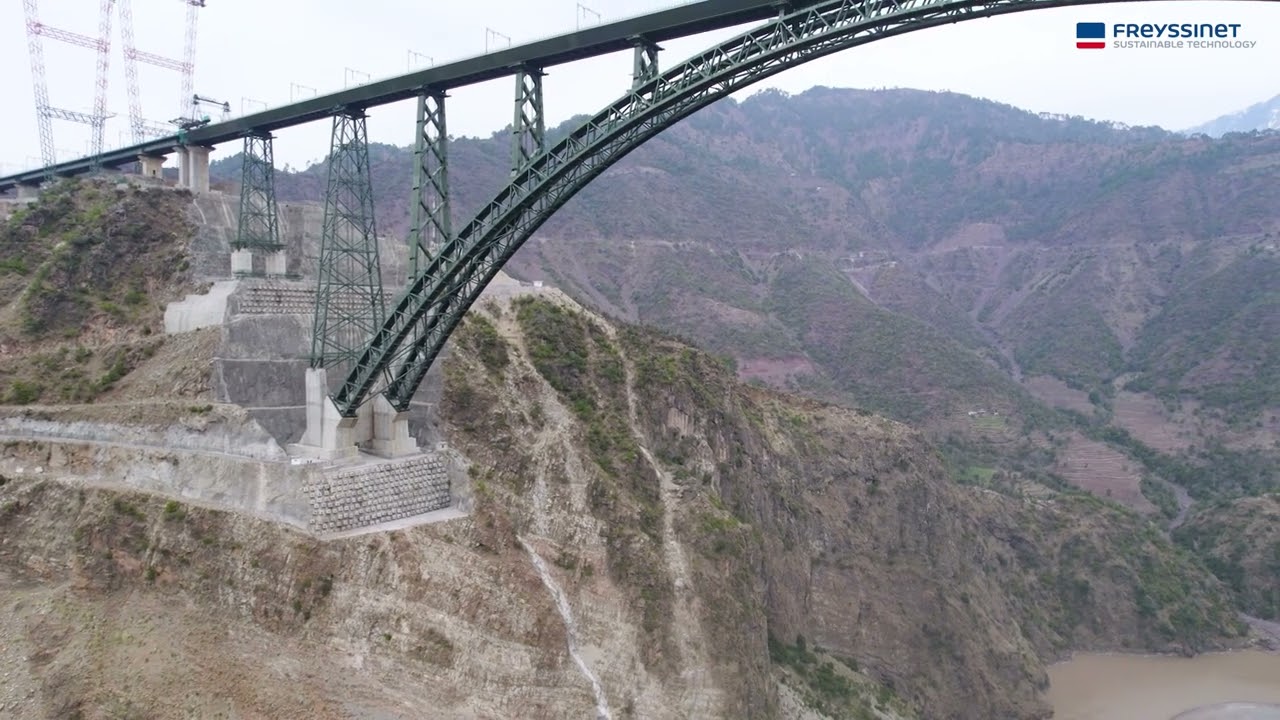 Chenab Bridge, Katra-Laloe Section of udhampur-srinagar-baramula Rail