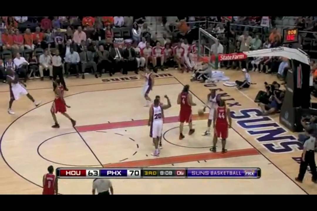 [BB] Steve Nash cuts through the defense and finds Amare vs Rockets