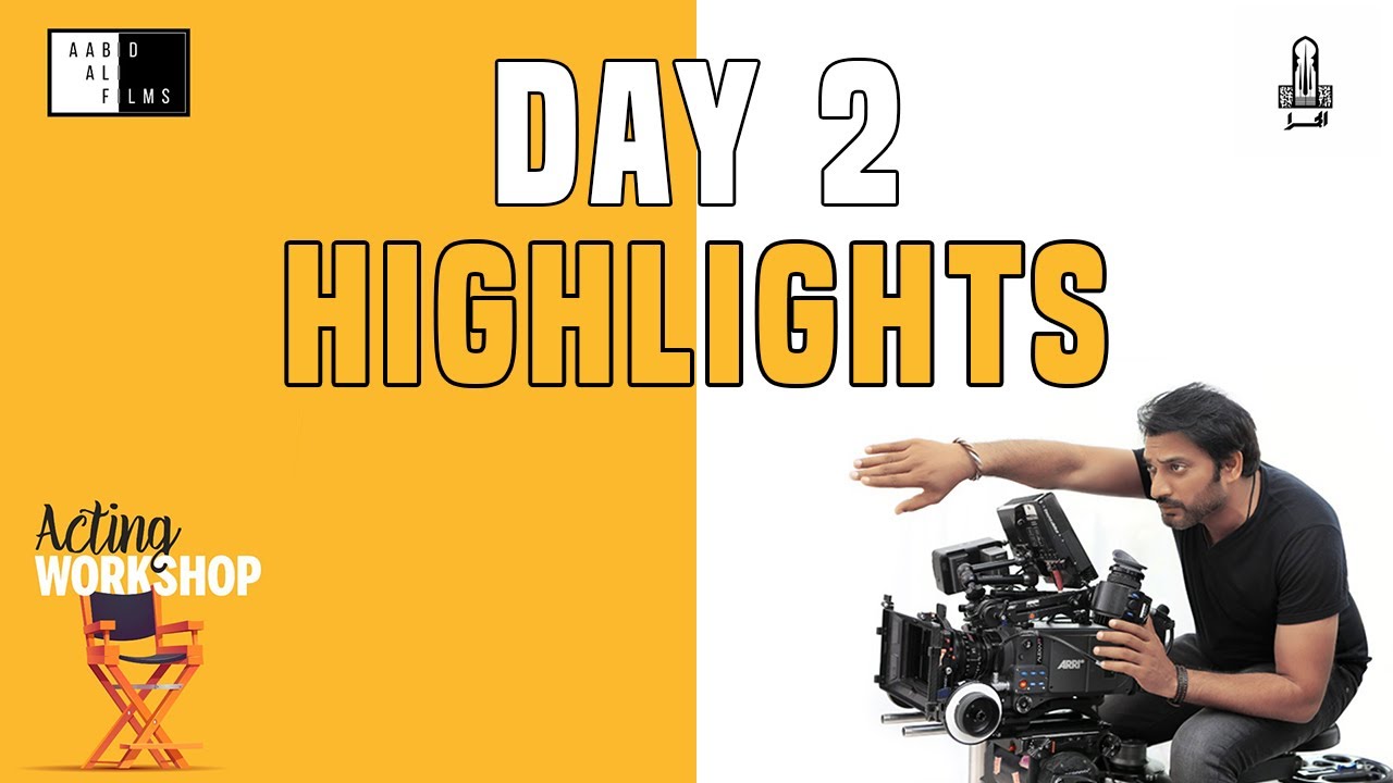 Day 2 Highlights | Acting Workshop By Aabid Ali Films