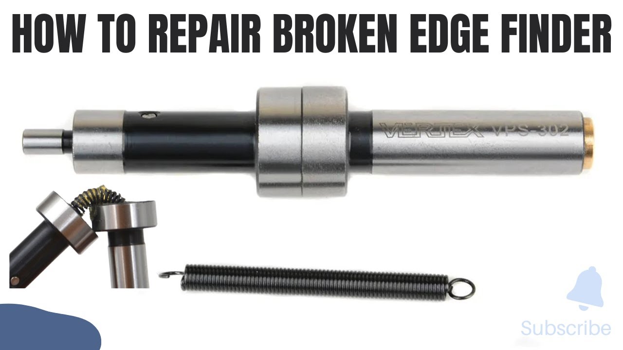 How to fix broken edge finder | DIY CNC milling edge finder