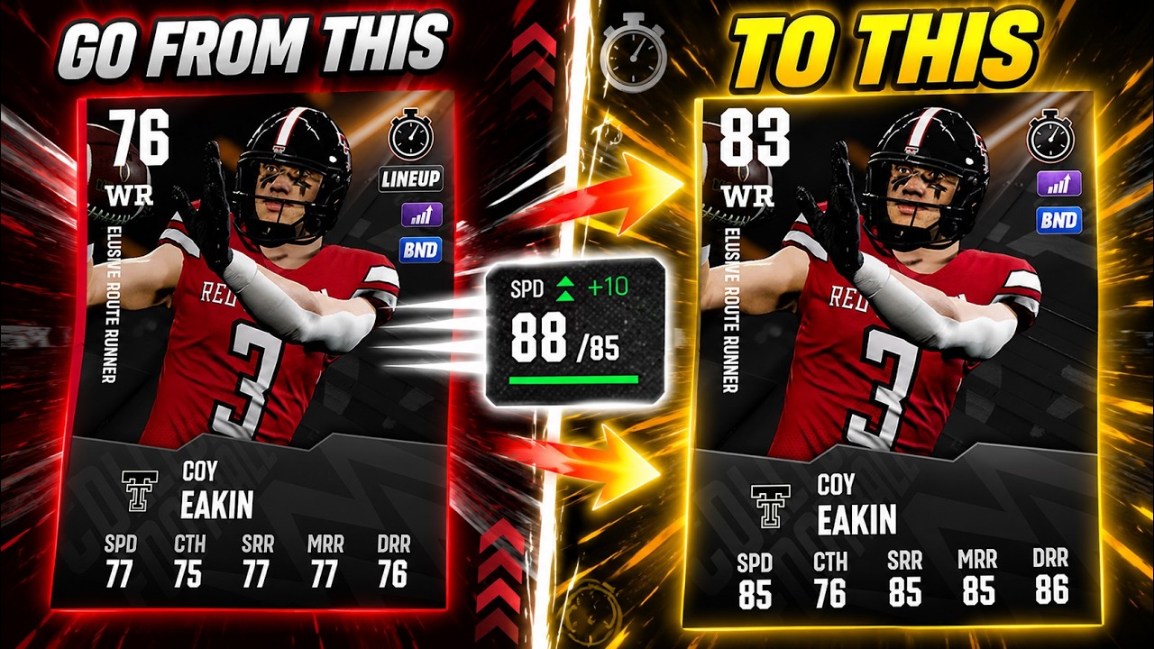 БАГ НА СКОРОСТЬ? КАК УЛУЧШАТЬ ИГРОКОВ В CFB 27 ULTIMATE TEAM
