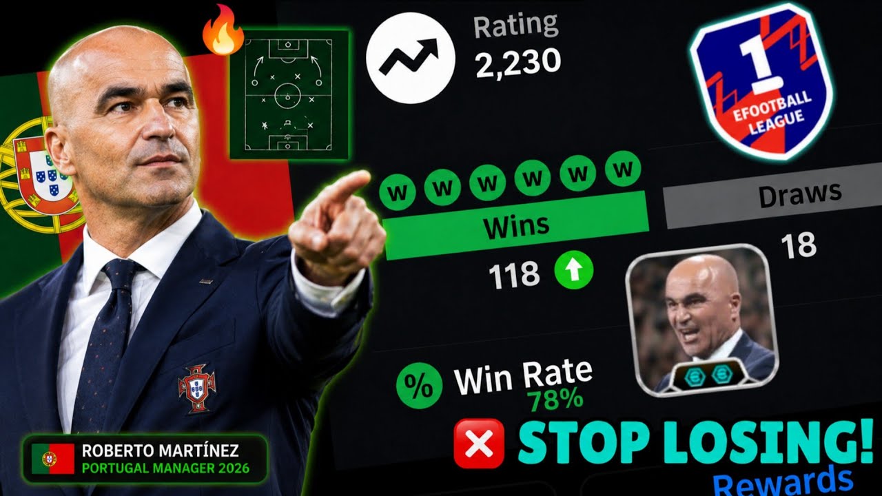 Мощная тактика 4-1-2-3 🥵💥 Быстрая контратака в eFootball 2026 | Лучшая расстановка eFootball 2026 🔥