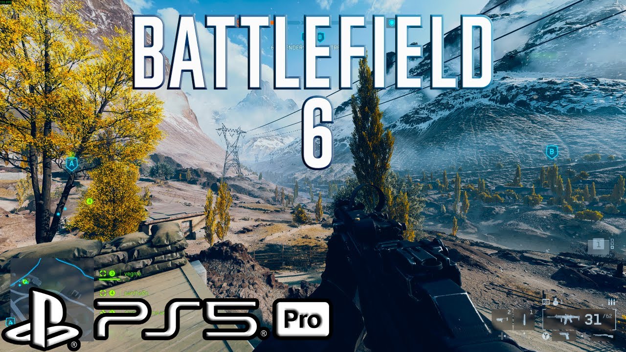 Battlefield 6 - PS5 PRO 120FPS Performance Mode - FPS Test