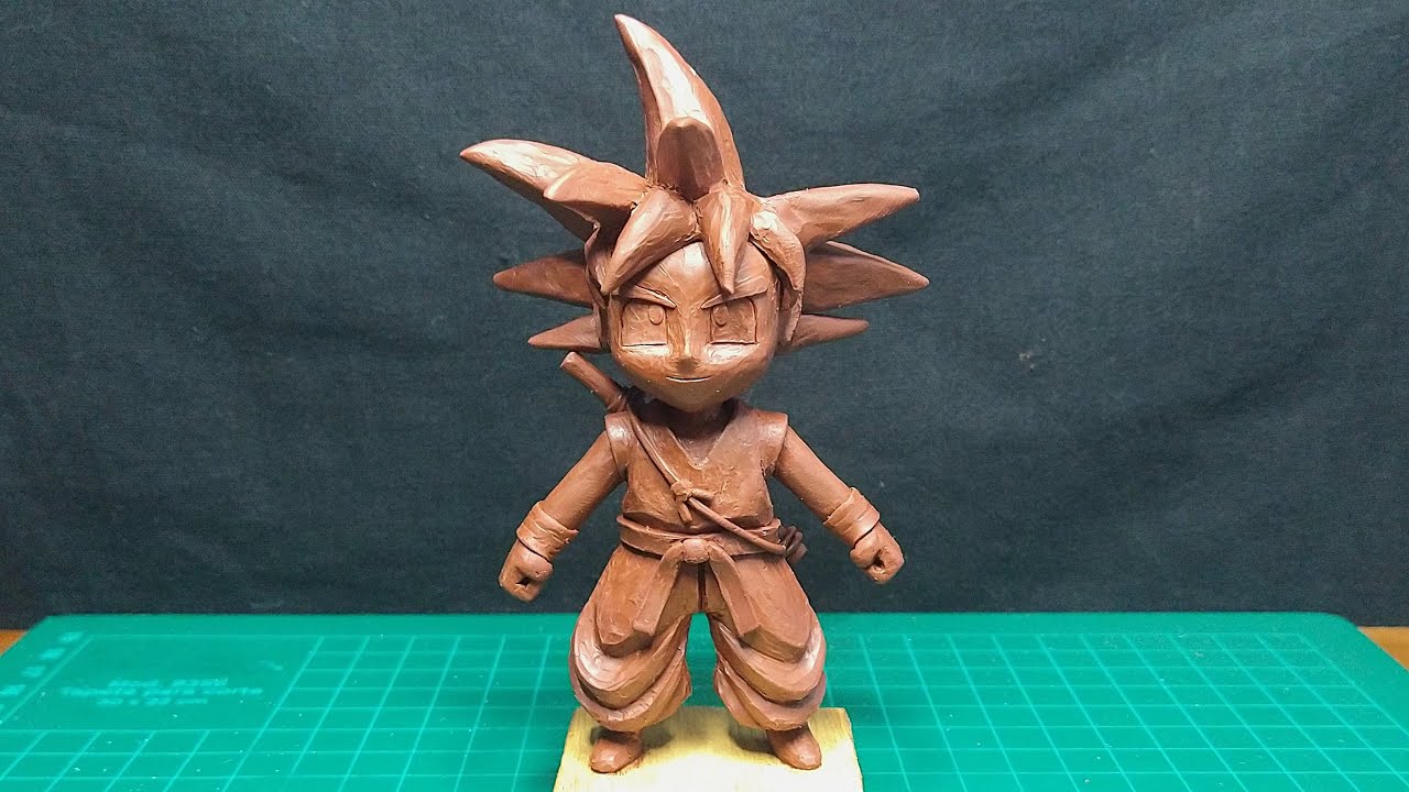 Escultura de Goku Niño con plastilina | Kid Goku Sculpture with clay [Dragon Ball]