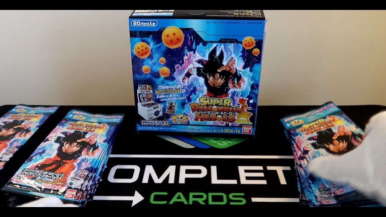 Super Dragon Ball Heroes Promo Big Bang Booster box 4 Opening