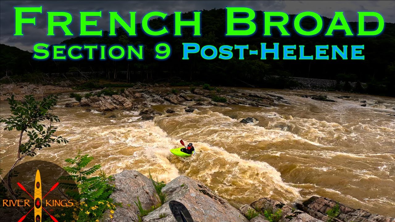 The French Broad River - After the Flood / Hotsprings Area