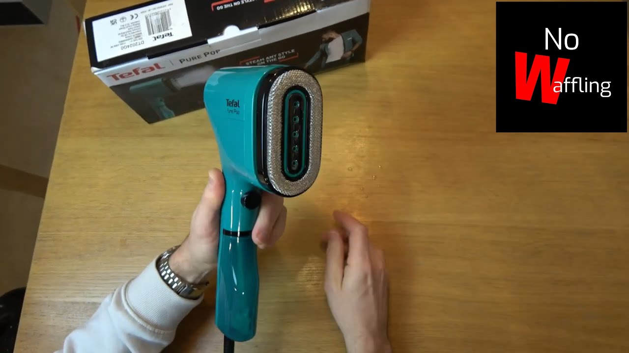 How to Use a Tefal Pure Pop Slim Handheld Clothes Travel Steamer DT2024 - Beginners guide