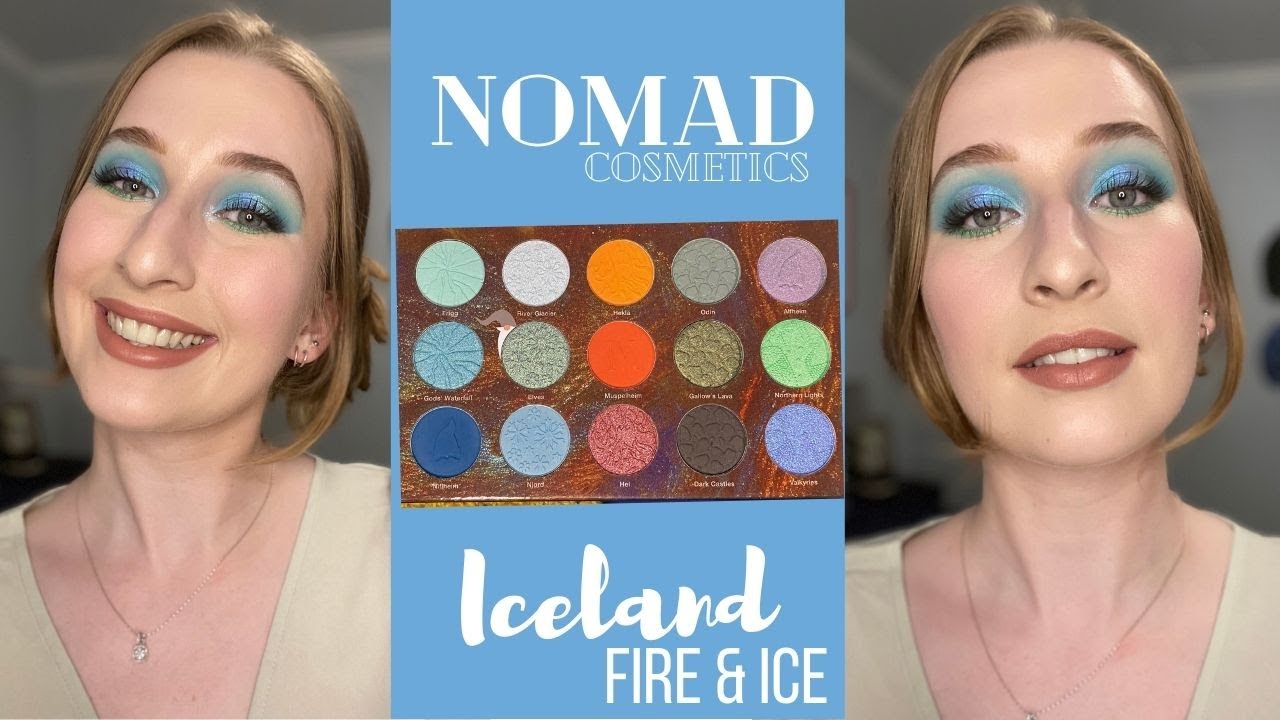 Nomad Cosmetics Iceland Fire & Ice Palette | Demo + Review