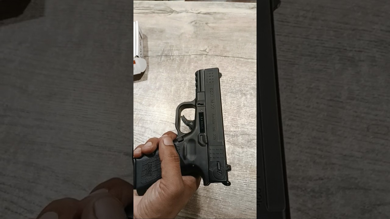 ASG ISSC Licensed M22 CO2 Powered 4.5mm Air Pistol#co2airgun #airsoftgun #airgun #shortvideo