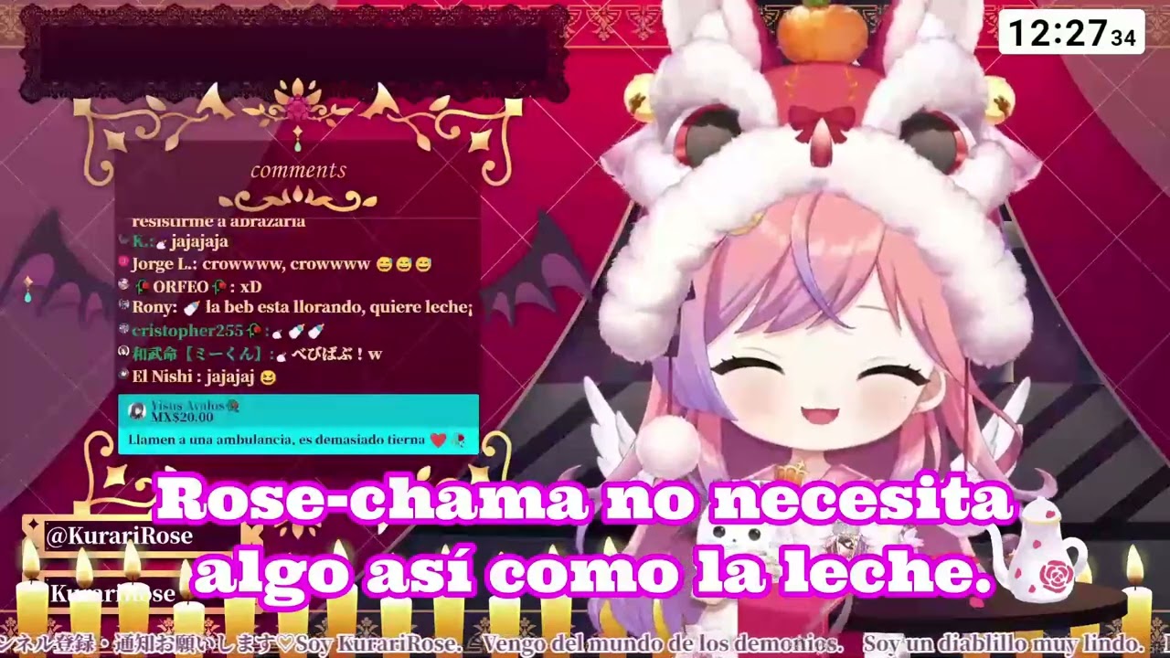 Kurari Rose ''&iexcl;No necesito leche, no soy un beb&eacute;!''