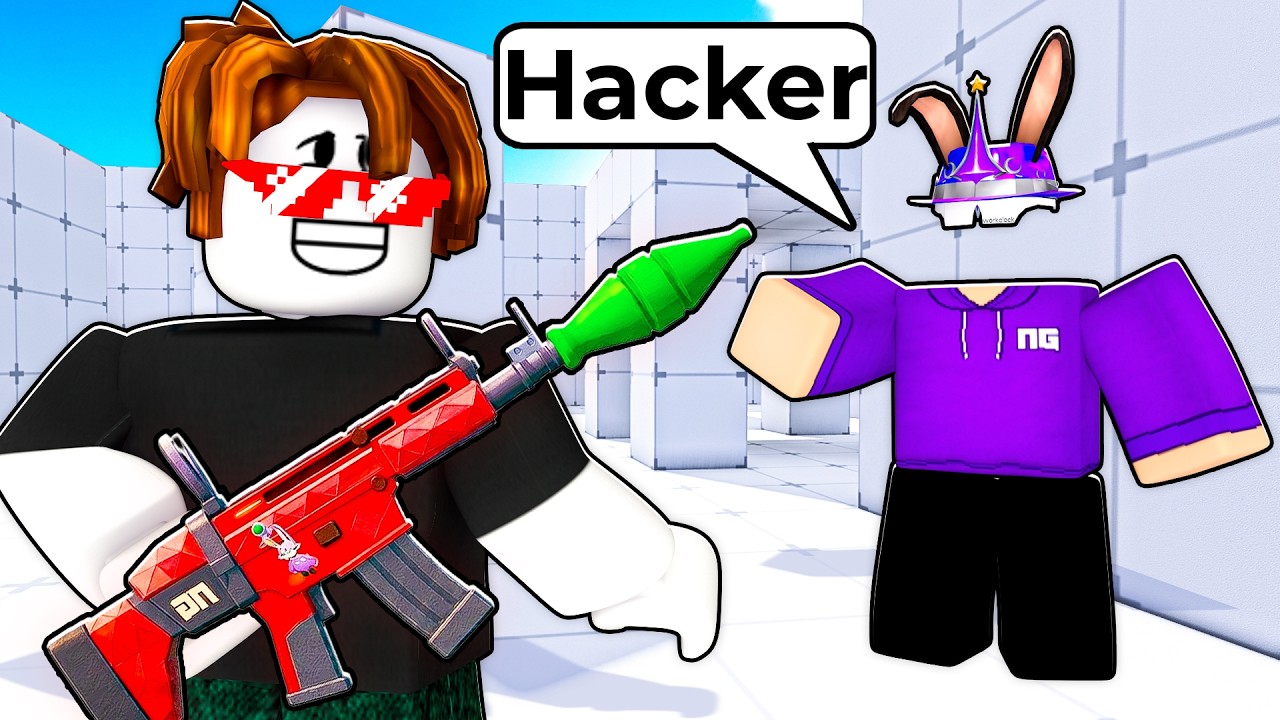 Me hice PASAR por NOOB con ARMAS SUPER OP de Rivals Roblox...