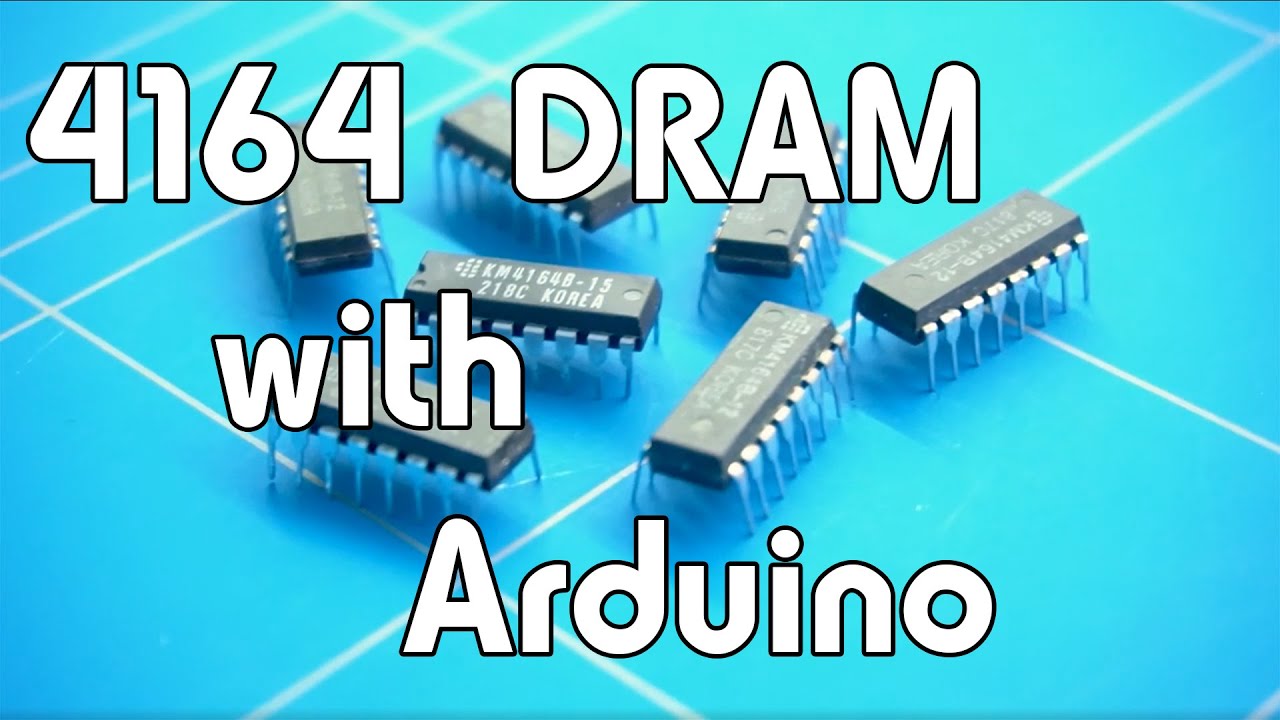 4164 DRAM with Arduino