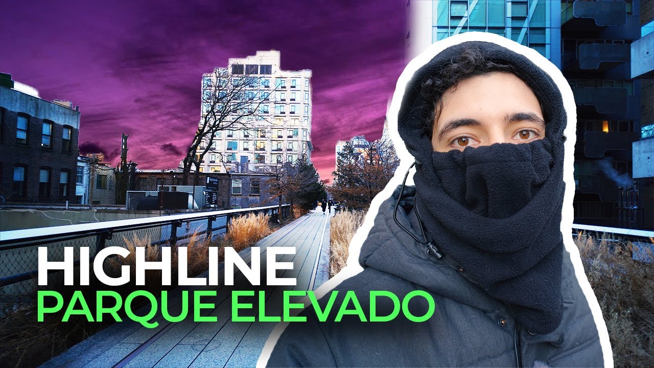 IMPRESSIONANTE! Tour no maior Parque suspenso em Nova York | Highline Park