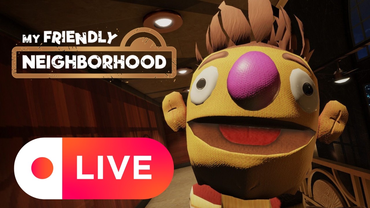 Chilling and playing horror games: My Friendly Neighborhood