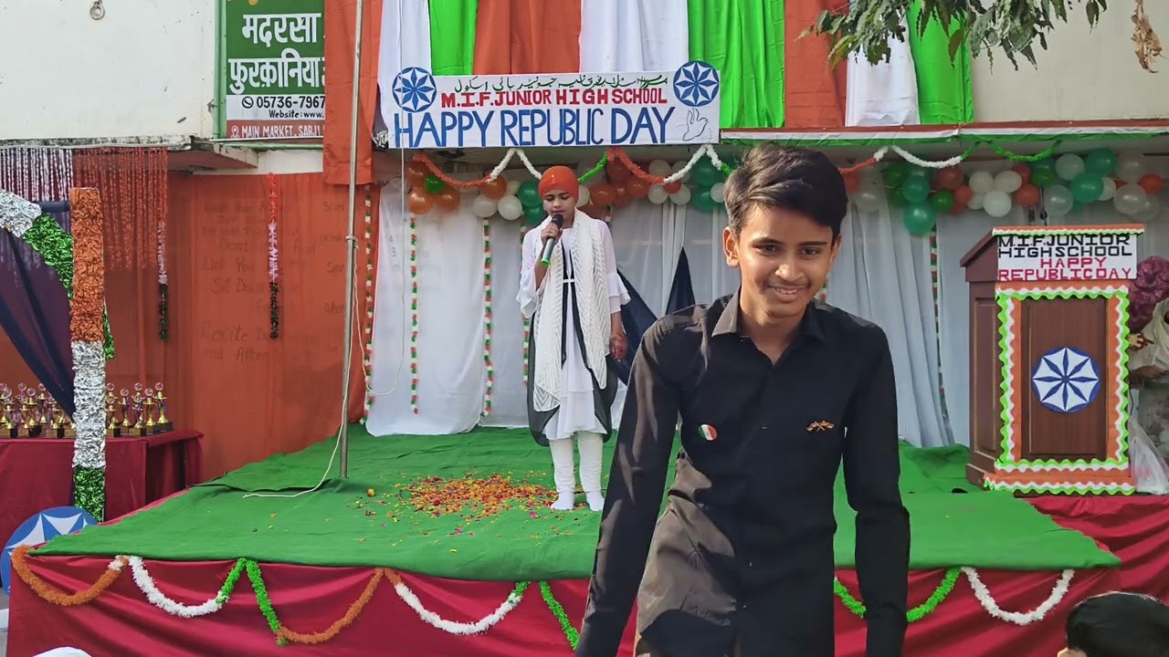 Nazm by Ms. Safiya | Republic Day Celebration at MIF Junior High School
