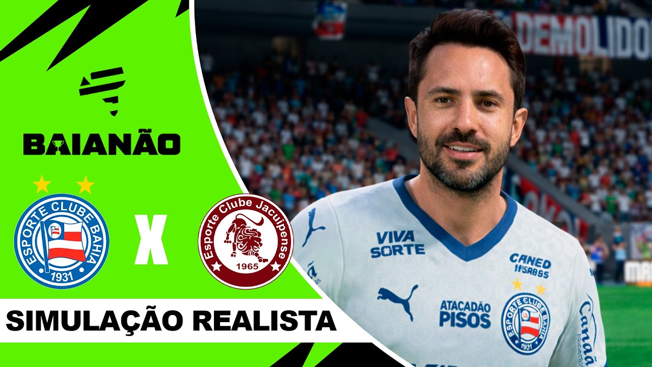 BAHIA X JACUIPENSE | Baianão 2026 | Simulação Realista