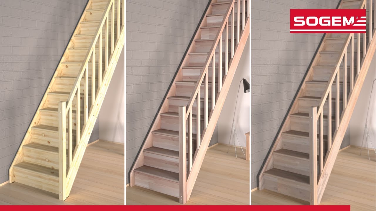Escalier classique TRADI ECO droit  - SOGEM