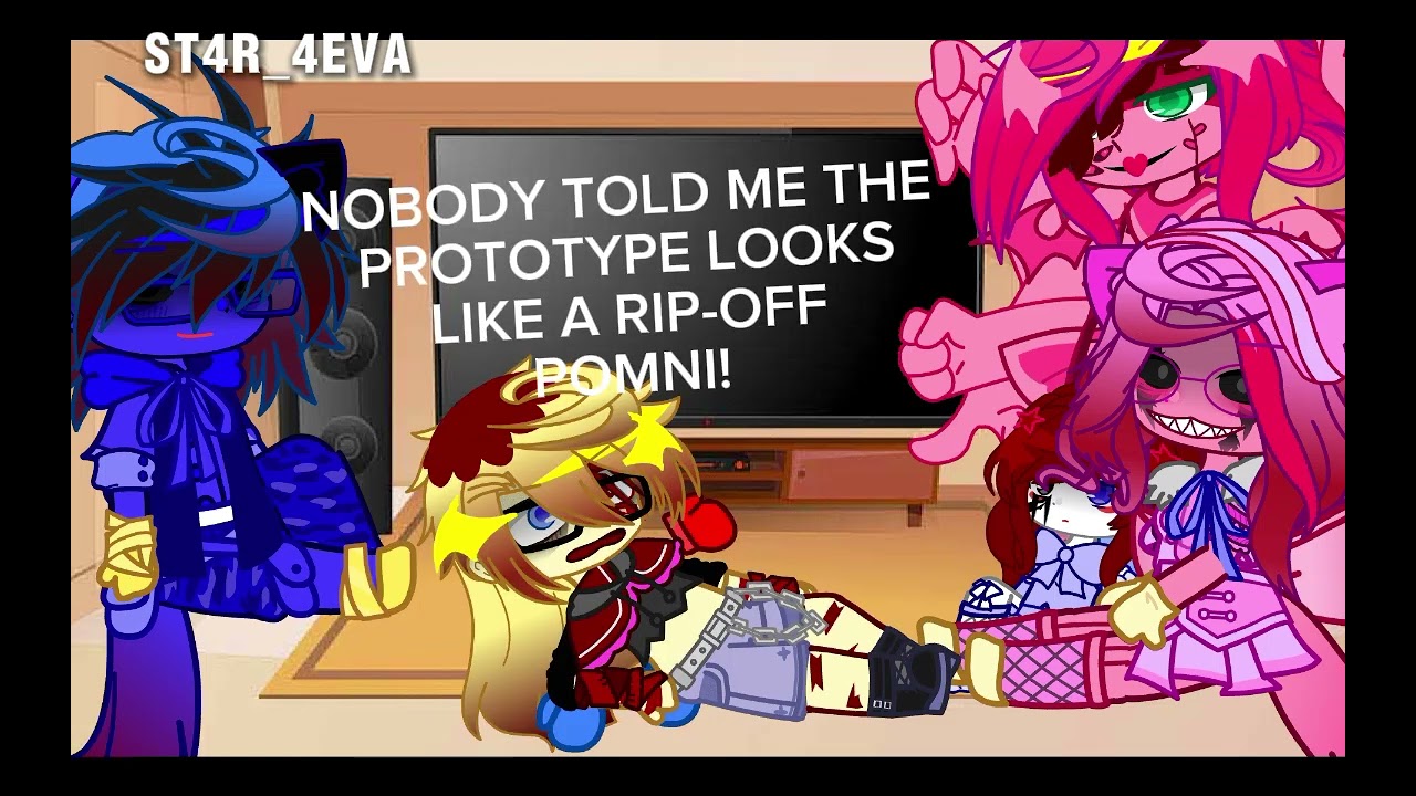 Poppy playtime react to themselves # MY AU # NO SHIPS YET