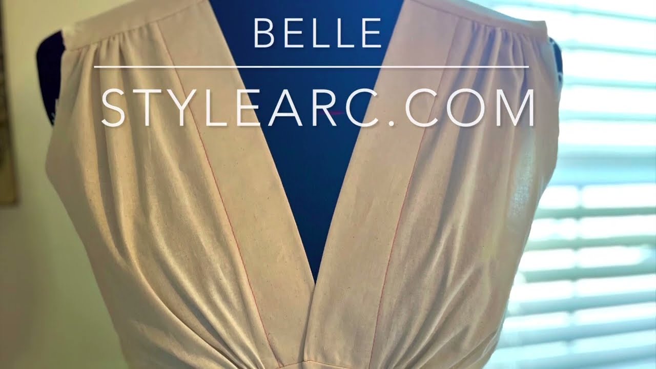 Sew Along - Making a toile / muslin of the Belle by StyleArc (bodice only)