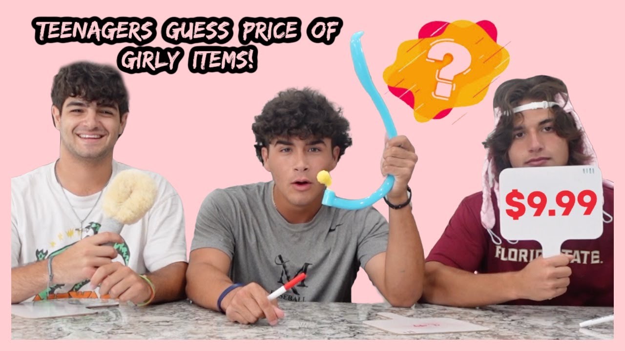Teenagers Guess Price of Girly ITEMS !Part #2 WIN $100/KEVIN, KENDRY AND DIEGO