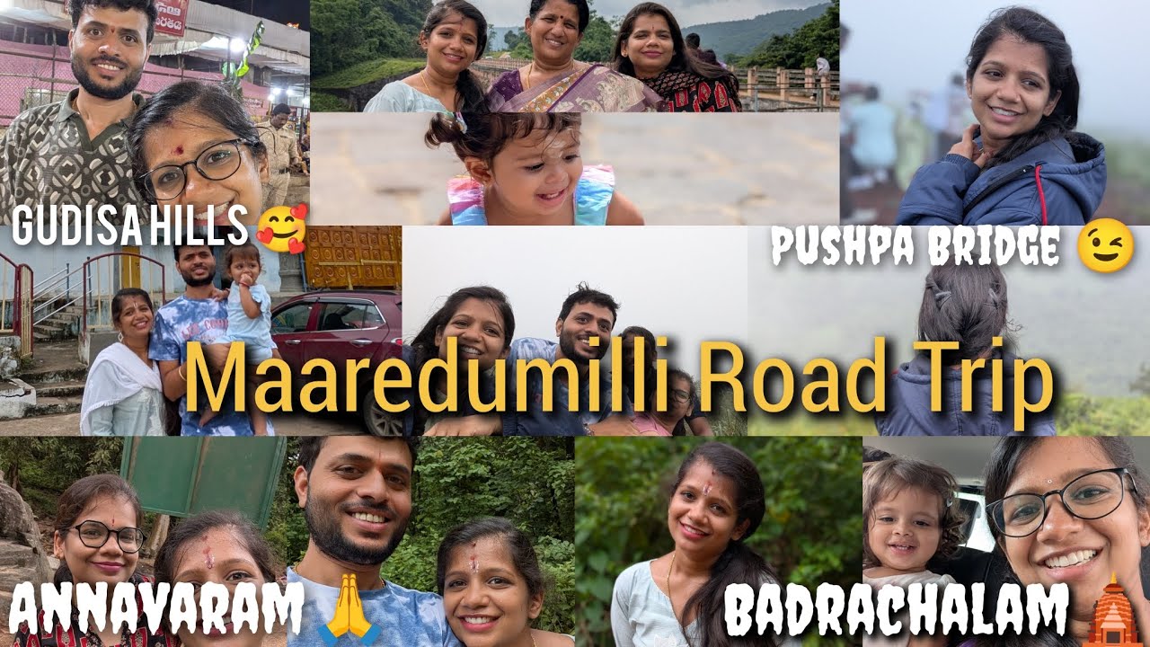 Maaredumilli Road Trip 🛣️ | Badrachalam Home Stay | GUDISA hill station | Annavaram Temple 🛕