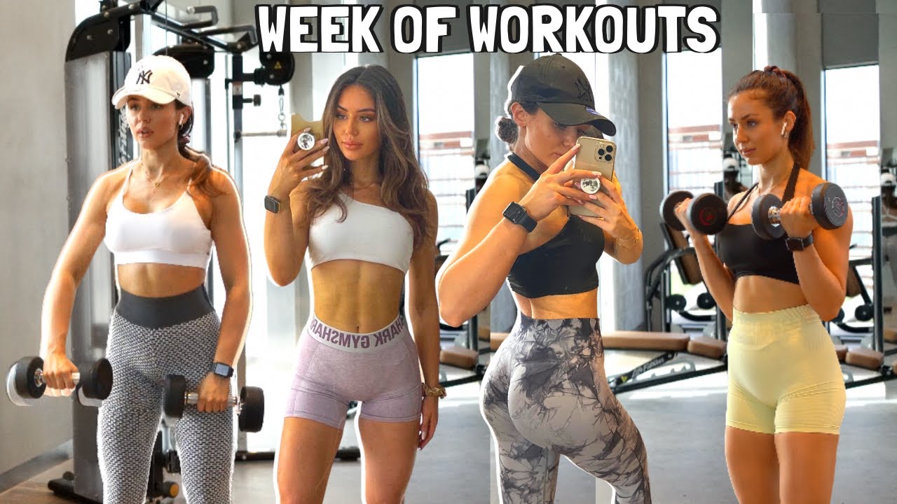 WEEK OF WORKOUTS | 5 Day Workout Split, Upper & Lower Body Routine