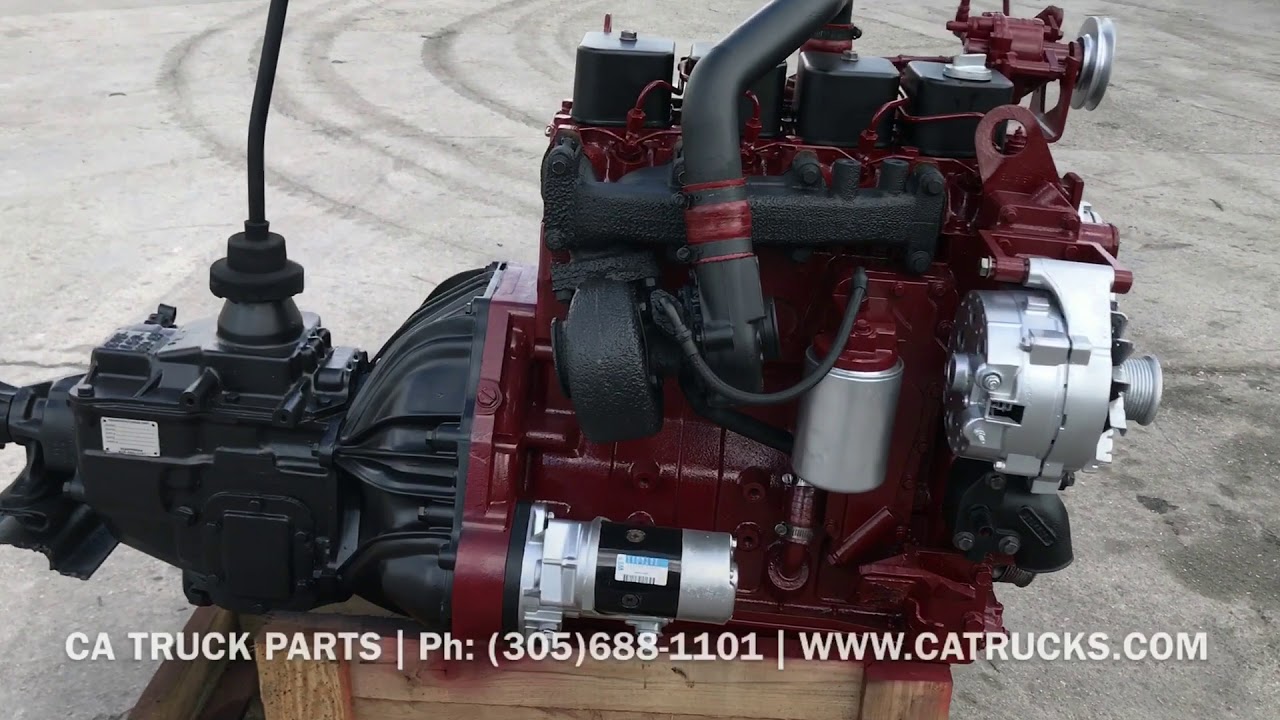 (USED) 1987 Cummins 4BT3.9L Diesel Truck Engine Test Run Serial # 44204741 | CA TRUCK PARTS