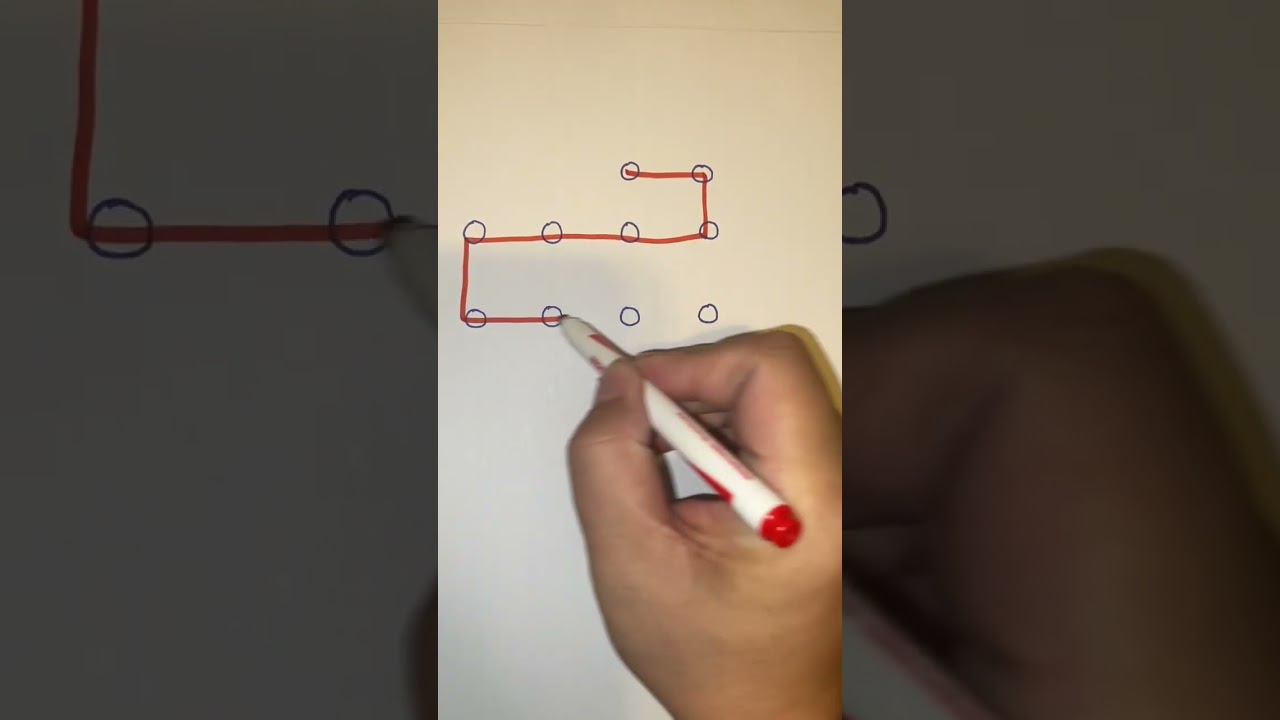 connect dots with lines | puzzle game #puzzle #game #braingame #braintest #shorts